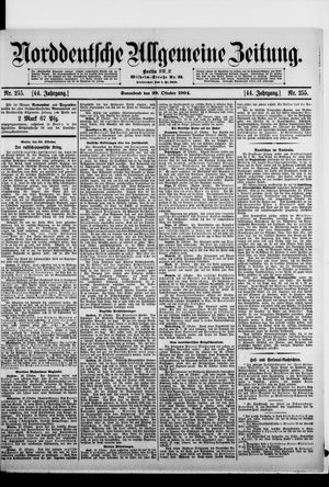 Norddeutsche allgemeine Zeitung vom 29.10.1904
