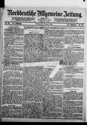 Norddeutsche allgemeine Zeitung vom 01.11.1904