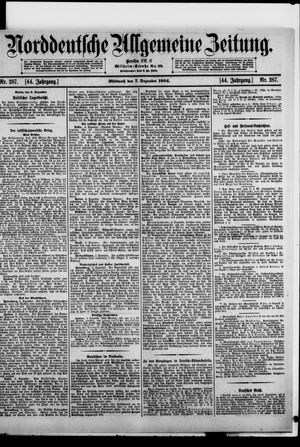 Norddeutsche allgemeine Zeitung vom 07.12.1904