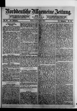 Norddeutsche allgemeine Zeitung vom 11.12.1904