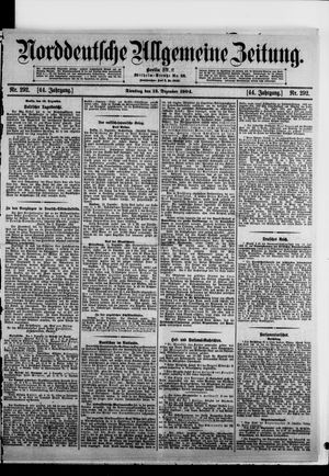Norddeutsche allgemeine Zeitung vom 13.12.1904