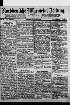 Norddeutsche allgemeine Zeitung vom 20.12.1904
