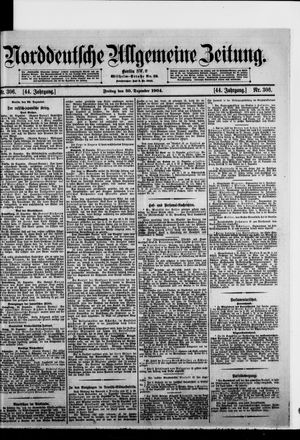 Norddeutsche allgemeine Zeitung vom 30.12.1904