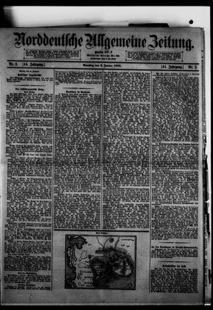Norddeutsche allgemeine Zeitung vom 03.01.1905