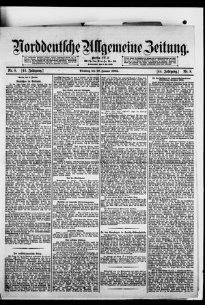 Norddeutsche allgemeine Zeitung vom 10.01.1905