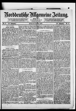 Norddeutsche allgemeine Zeitung vom 13.01.1905