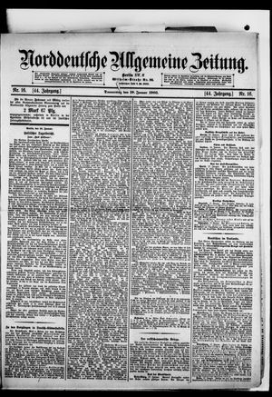 Norddeutsche allgemeine Zeitung vom 19.01.1905