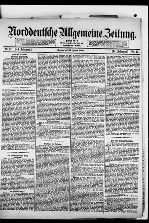 Norddeutsche allgemeine Zeitung vom 20.01.1905