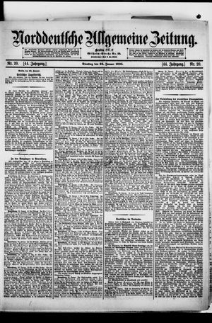 Norddeutsche allgemeine Zeitung vom 24.01.1905