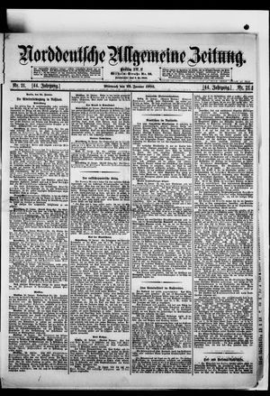 Norddeutsche allgemeine Zeitung vom 25.01.1905