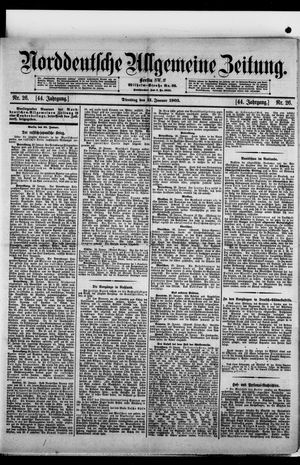 Norddeutsche allgemeine Zeitung vom 31.01.1905