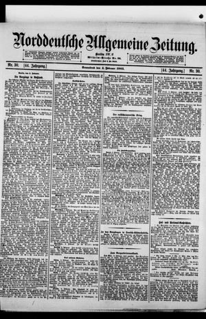 Norddeutsche allgemeine Zeitung vom 04.02.1905