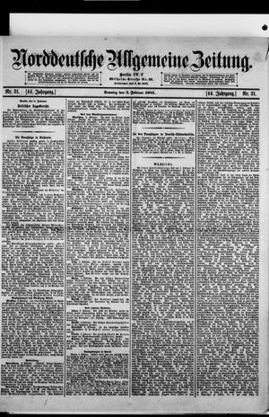 Norddeutsche allgemeine Zeitung vom 05.02.1905