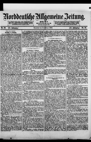 Norddeutsche allgemeine Zeitung vom 11.02.1905