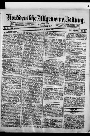 Norddeutsche allgemeine Zeitung vom 16.02.1905