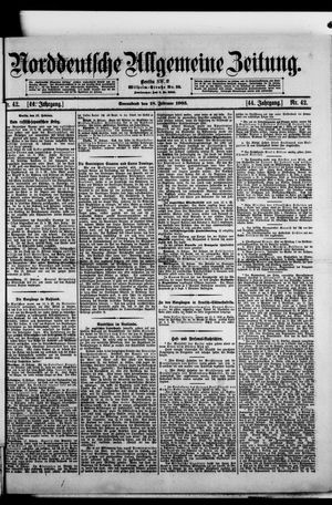 Norddeutsche allgemeine Zeitung vom 18.02.1905