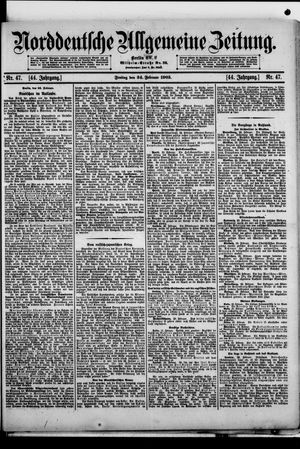 Norddeutsche allgemeine Zeitung vom 24.02.1905