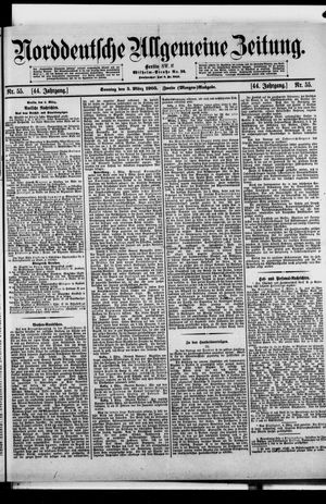 Norddeutsche allgemeine Zeitung vom 05.03.1905