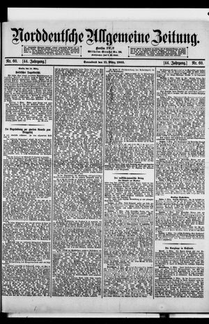 Norddeutsche allgemeine Zeitung vom 11.03.1905