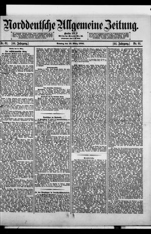 Norddeutsche allgemeine Zeitung vom 12.03.1905