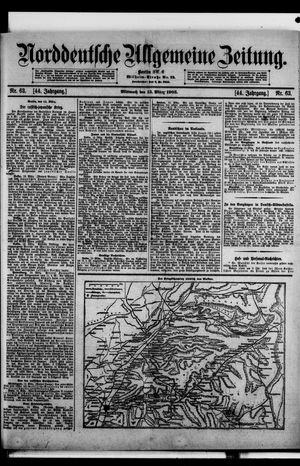 Norddeutsche allgemeine Zeitung vom 15.03.1905