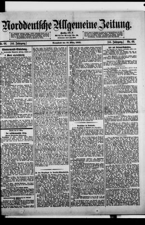 Norddeutsche allgemeine Zeitung vom 18.03.1905