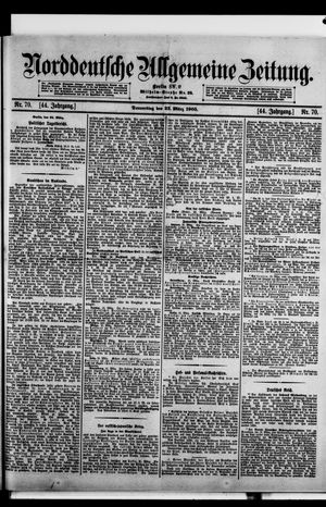 Norddeutsche allgemeine Zeitung vom 23.03.1905