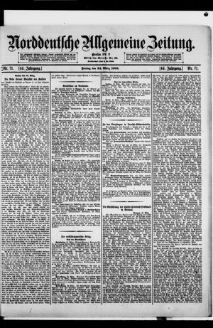 Norddeutsche allgemeine Zeitung vom 24.03.1905