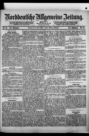 Norddeutsche allgemeine Zeitung vom 09.04.1905