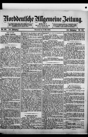 Norddeutsche allgemeine Zeitung vom 06.05.1905