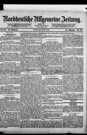 Norddeutsche allgemeine Zeitung vom 10.05.1905