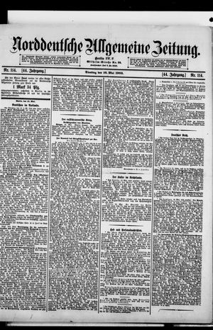Norddeutsche allgemeine Zeitung vom 16.05.1905