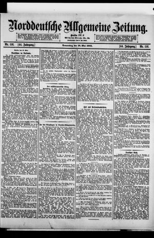 Norddeutsche allgemeine Zeitung vom 18.05.1905