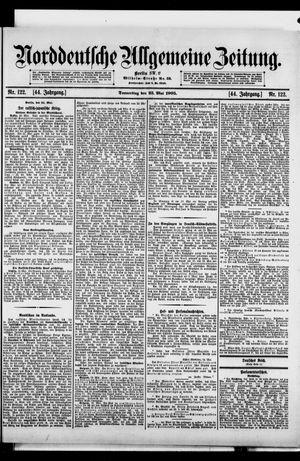 Norddeutsche allgemeine Zeitung vom 25.05.1905