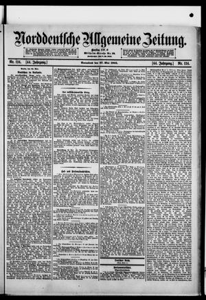 Norddeutsche allgemeine Zeitung vom 27.05.1905