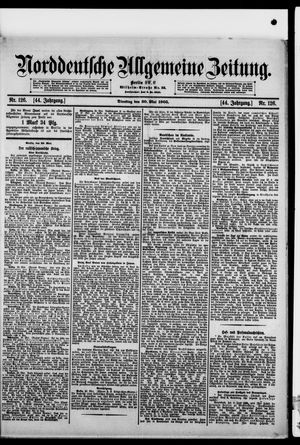 Norddeutsche allgemeine Zeitung vom 30.05.1905