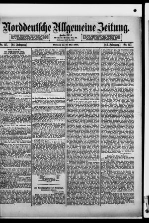 Norddeutsche allgemeine Zeitung vom 31.05.1905