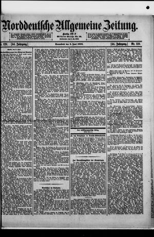 Norddeutsche allgemeine Zeitung vom 03.06.1905