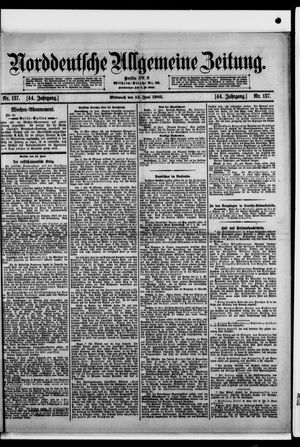Norddeutsche allgemeine Zeitung vom 14.06.1905