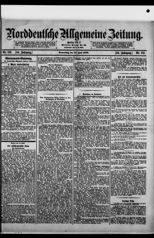 Norddeutsche allgemeine Zeitung vom 15.06.1905