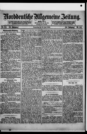 Norddeutsche allgemeine Zeitung on Jun 22, 1905