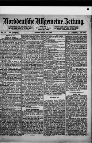 Norddeutsche allgemeine Zeitung on Jun 24, 1905