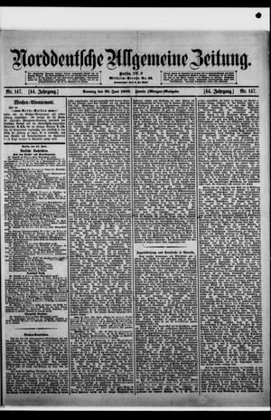 Norddeutsche allgemeine Zeitung vom 25.06.1905