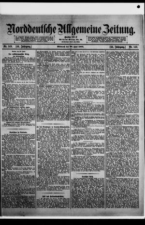 Norddeutsche allgemeine Zeitung vom 28.06.1905