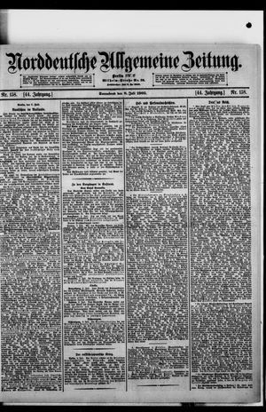 Norddeutsche allgemeine Zeitung vom 08.07.1905
