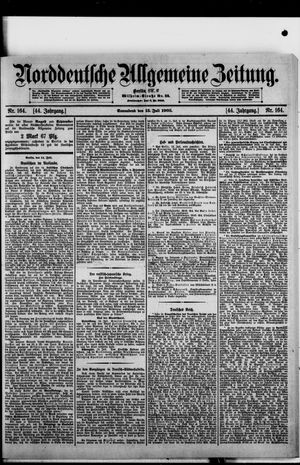 Norddeutsche allgemeine Zeitung vom 15.07.1905