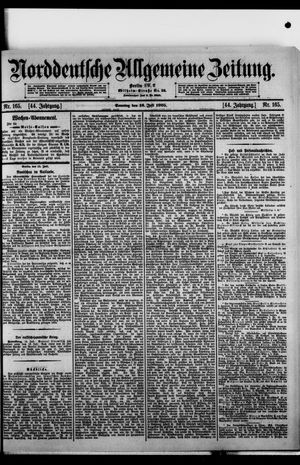 Norddeutsche allgemeine Zeitung vom 16.07.1905