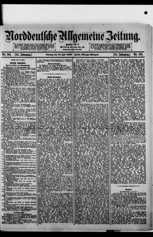 Norddeutsche allgemeine Zeitung vom 16.07.1905