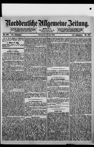 Norddeutsche allgemeine Zeitung vom 18.07.1905