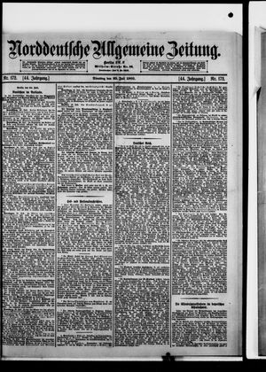 Norddeutsche allgemeine Zeitung vom 25.07.1905
